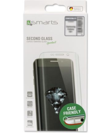 4smarts "Case Friendly" Screen Protector Samsung Galaxy S9 Zwart Screen Protectors