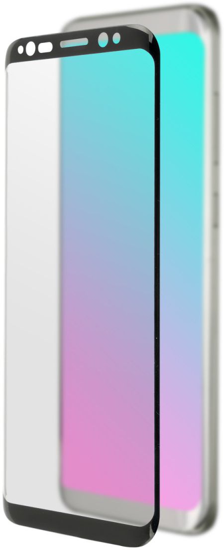 4smarts &quot;Case Friendly&quot; Screen Protector Samsung Galaxy S9 Zwart afbeelding 2