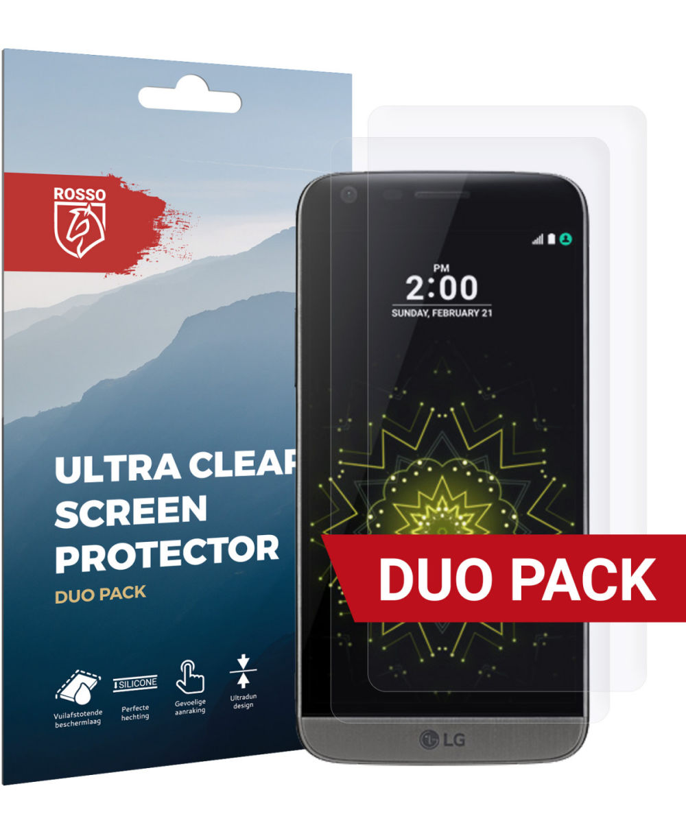 Rosso LG G5 Ultra Clear Screen Protector Duo Pack afbeelding 1