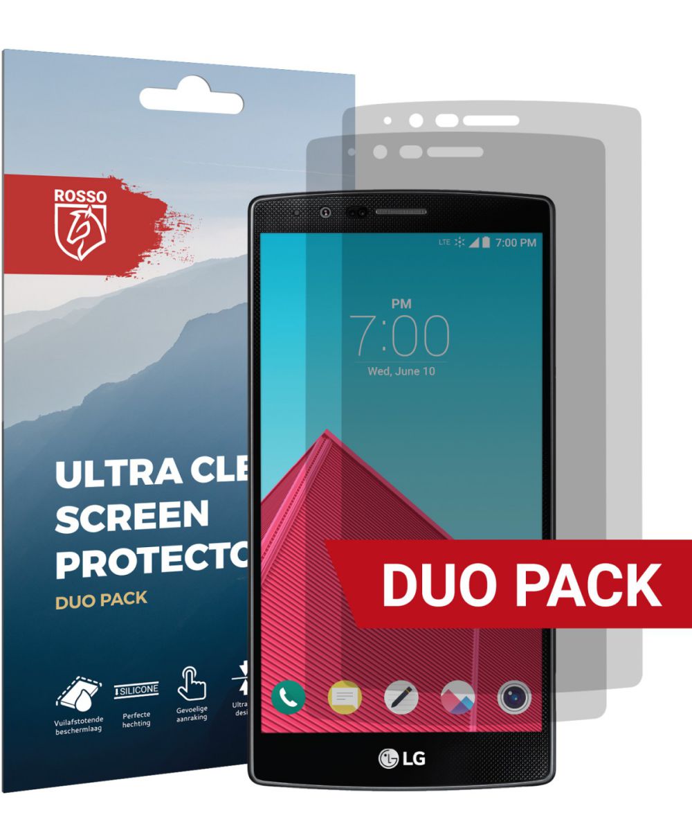 Rosso LG G4 Ultra Clear Screen Protector Duo Pack afbeelding 1