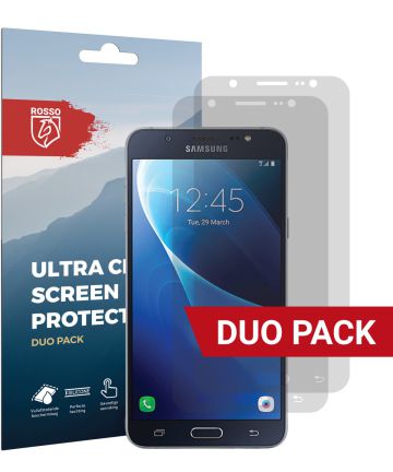 Rosso Samsung Galaxy J7 2016 Ultra Clear Screen Protector Duo Pack Screen Protectors
