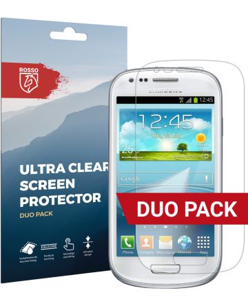 Rosso Samsung Galaxy S3 Mini Ultra Clear Screen Protector Duo Pack Screen Protectors