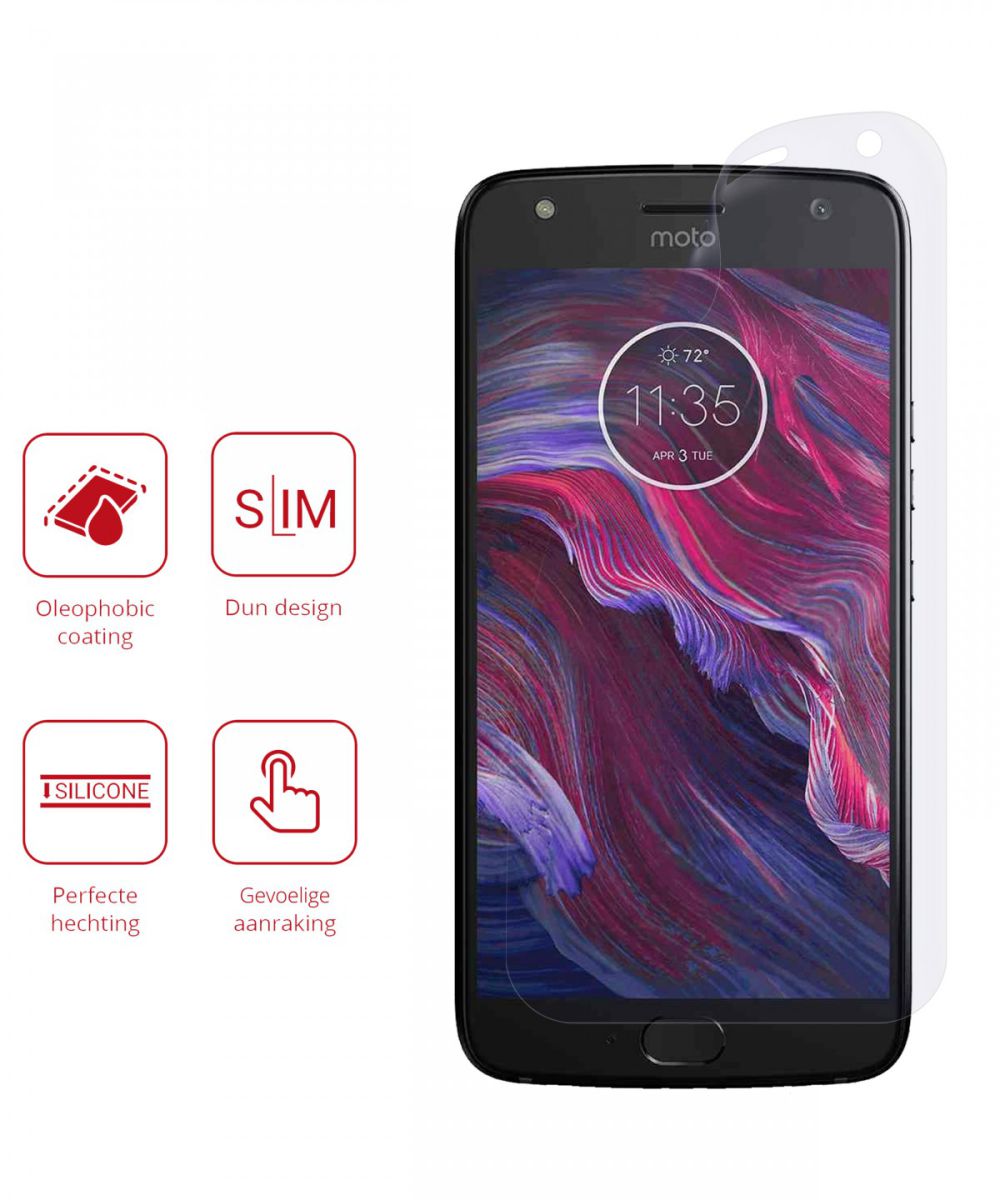 Rosso Motorola Moto X4 Ultra Clear Screen Protector Duo Pack afbeelding 2