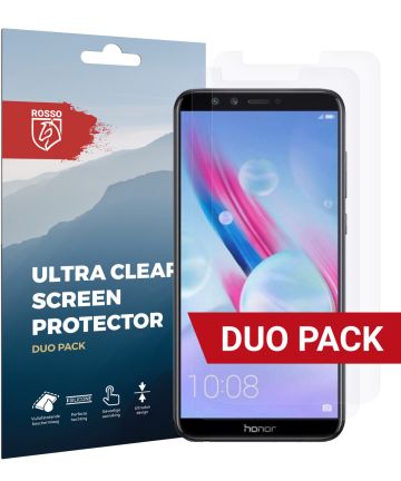 Rosso Honor 9 Lite Ultra Clear Screen Protector Duo Pack Screen Protectors