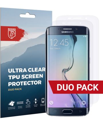 Rosso Samsung Galaxy S6 Edge Ultra Clear Screen Protector Duo Pack Screen Protectors