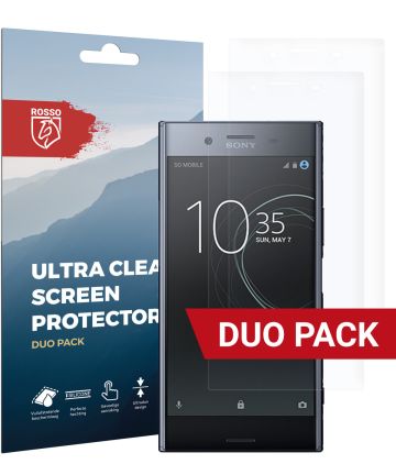 Rosso Sony Xperia XZ Premium Ultra Clear Screen Protector Duo Pack Screen Protectors