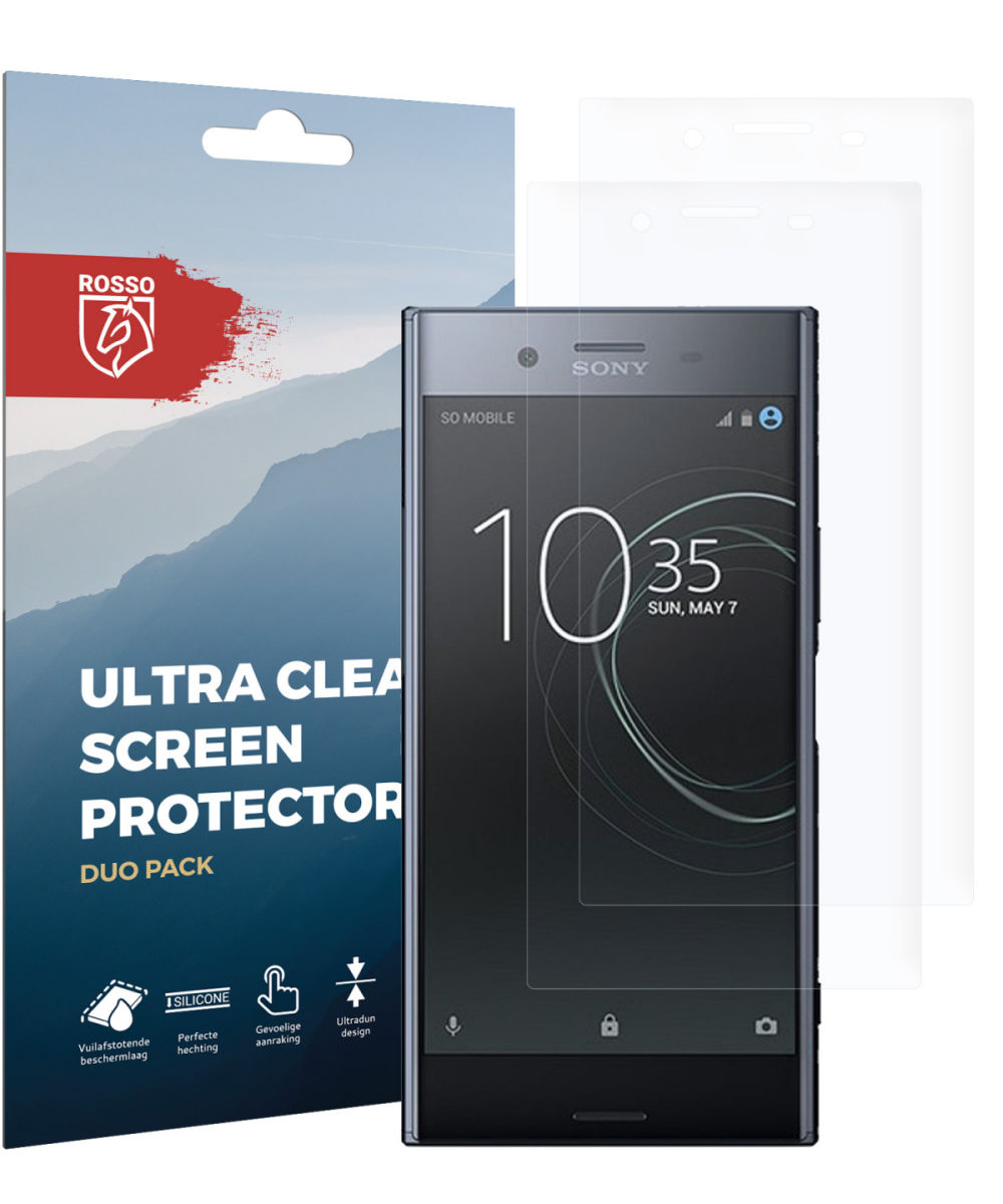 Rosso Sony Xperia XZ Premium Ultra Clear Screen Protector Duo Pack afbeelding 6