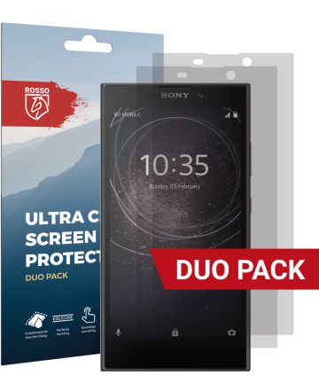 Rosso Sony Xperia L2 Ultra Clear Screen Protector Duo Pack Screen Protectors
