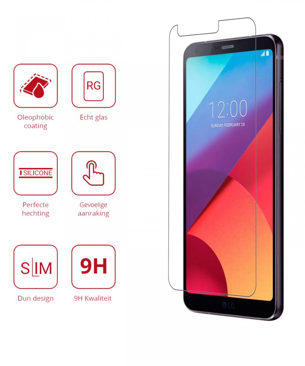 Rosso LG G6 9H Tempered Glass Screen Protector afbeelding 2