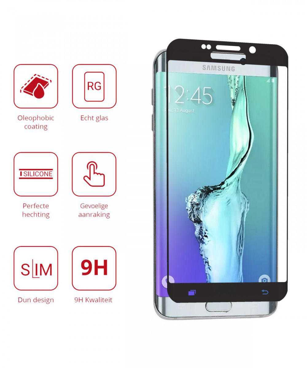 Rosso Samsung Galaxy S6 Edge Plus 9H Tempered Glass Screen Protector afbeelding 2