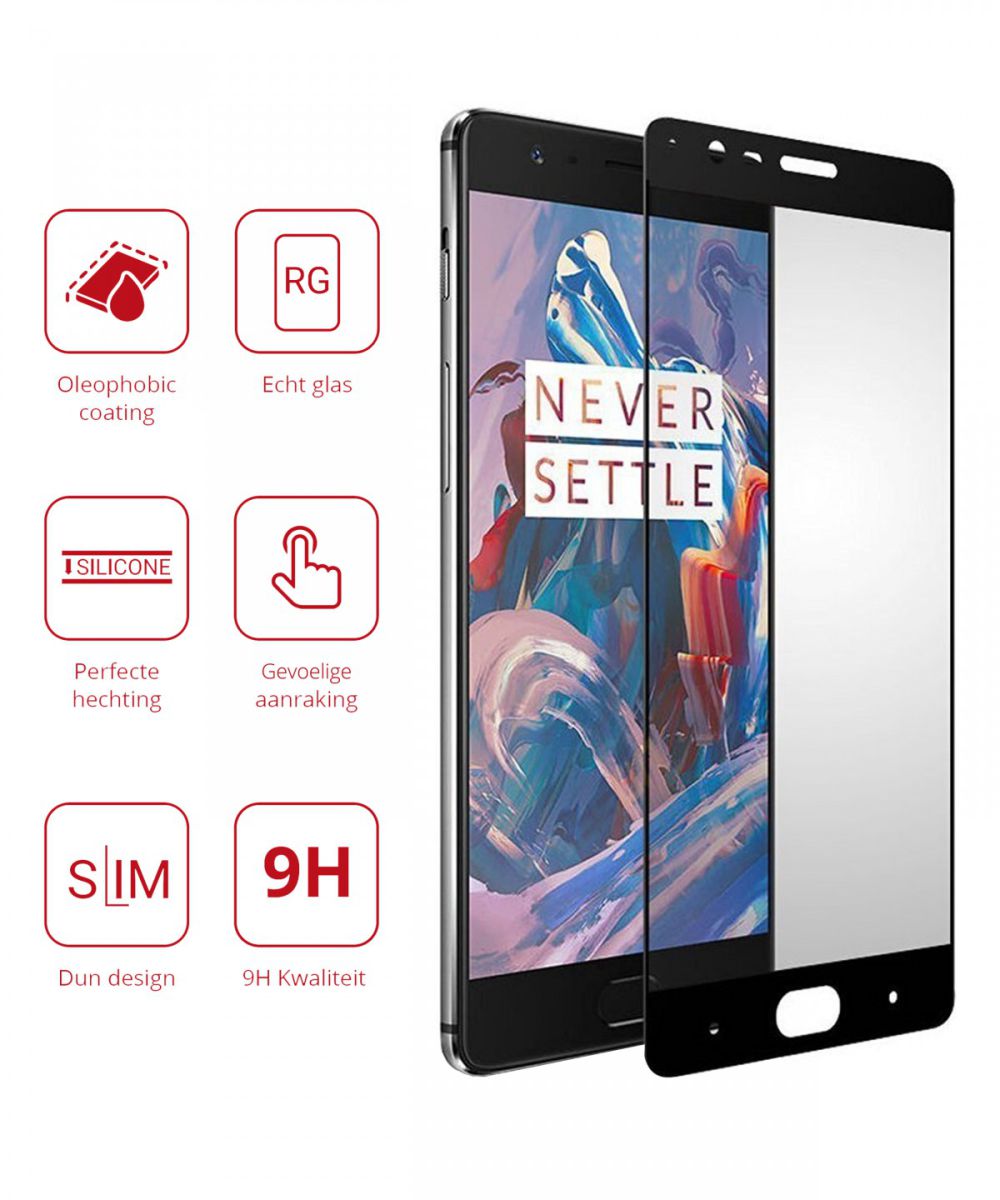 Rosso OnePlus 3 / 3T 9H Tempered Glass Screen Protector afbeelding 2