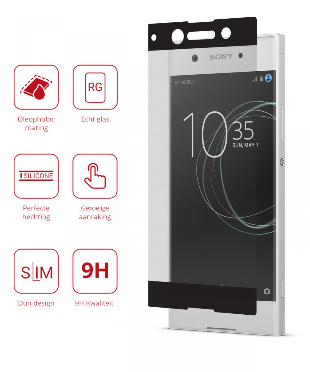 Rosso Sony Xperia XA1 9H Tempered Glass Screen Protector afbeelding 2