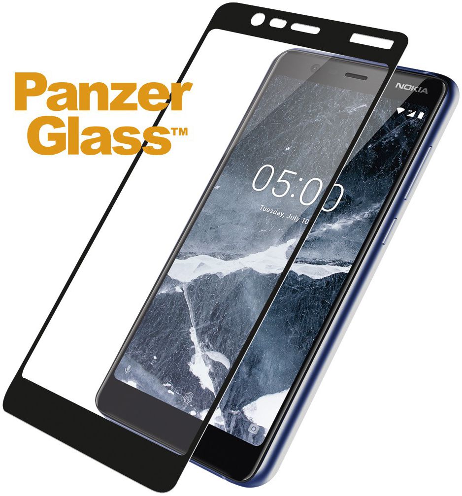 PanzerGlass Nokia 5.1 / Nokia 5 2018 Edge To Edge Screenprotector afbeelding 2