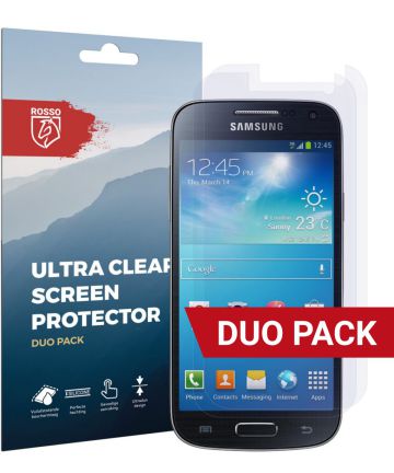 Rosso Samsung Galaxy S4 Mini Ultra Clear Screen Protector Duo Pack Screen Protectors