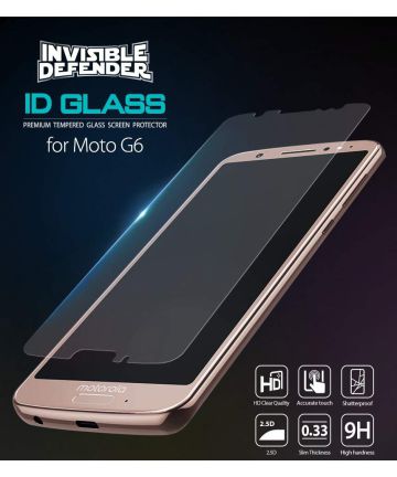 Ringke ID Glass Premium Tempered Glass Motorola Moto G6 Screen Protectors