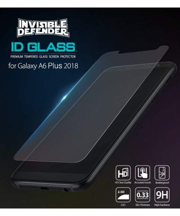 Ringke ID Glass Premium Tempered Glass Samsung Galaxy A6 Plus (2018) Screen Protectors