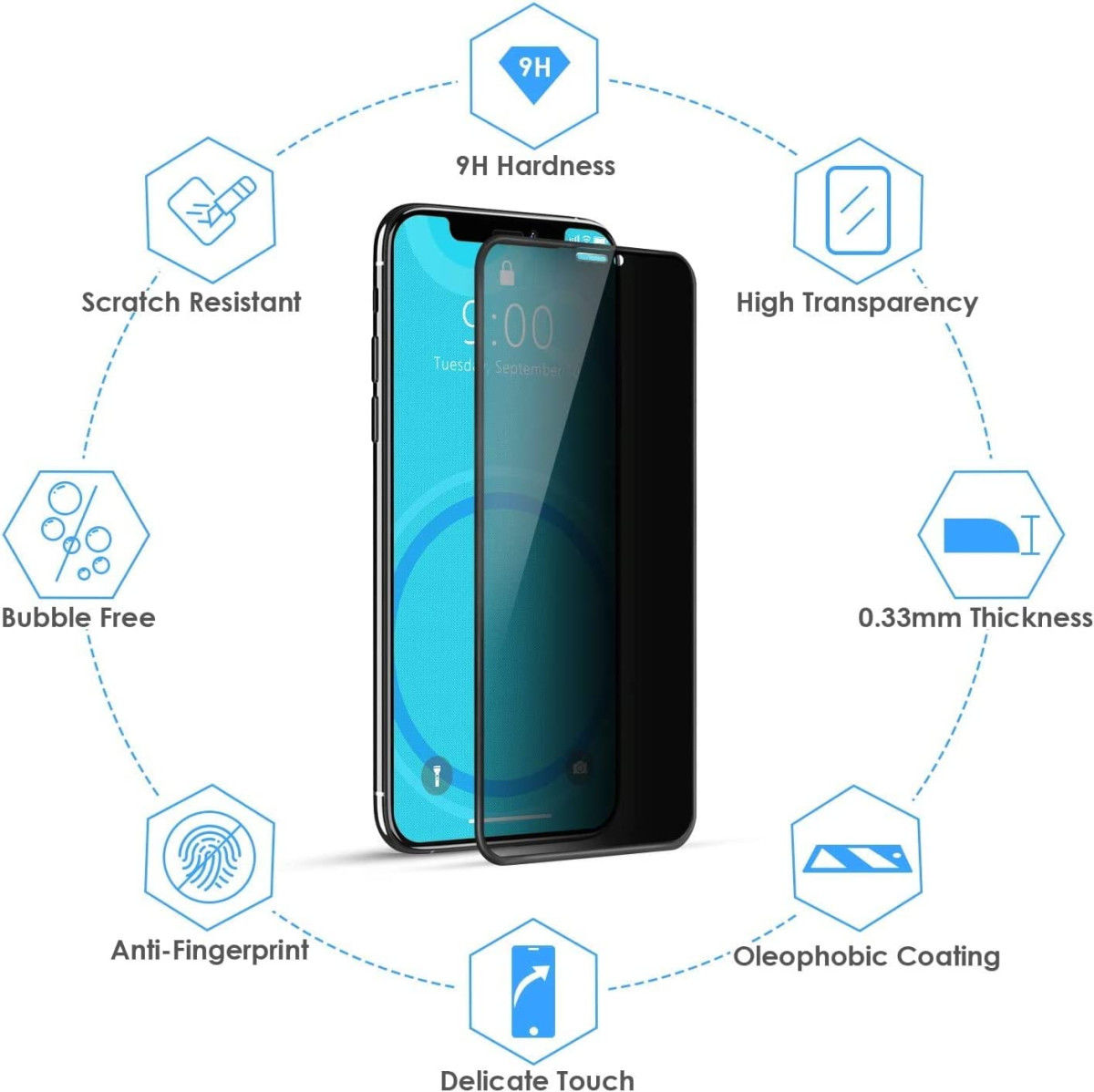 Honor 7A Tempered Glass Screen Protector afbeelding 2