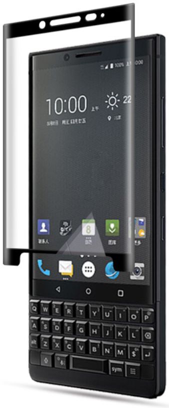 BlackBerry Key2 Full Screen Tempered Glass Screen Protector afbeelding 2
