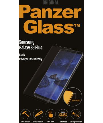 PanzerGlass Samsung Galaxy S9 Plus Privacy Glass Screenprotector Screen Protectors