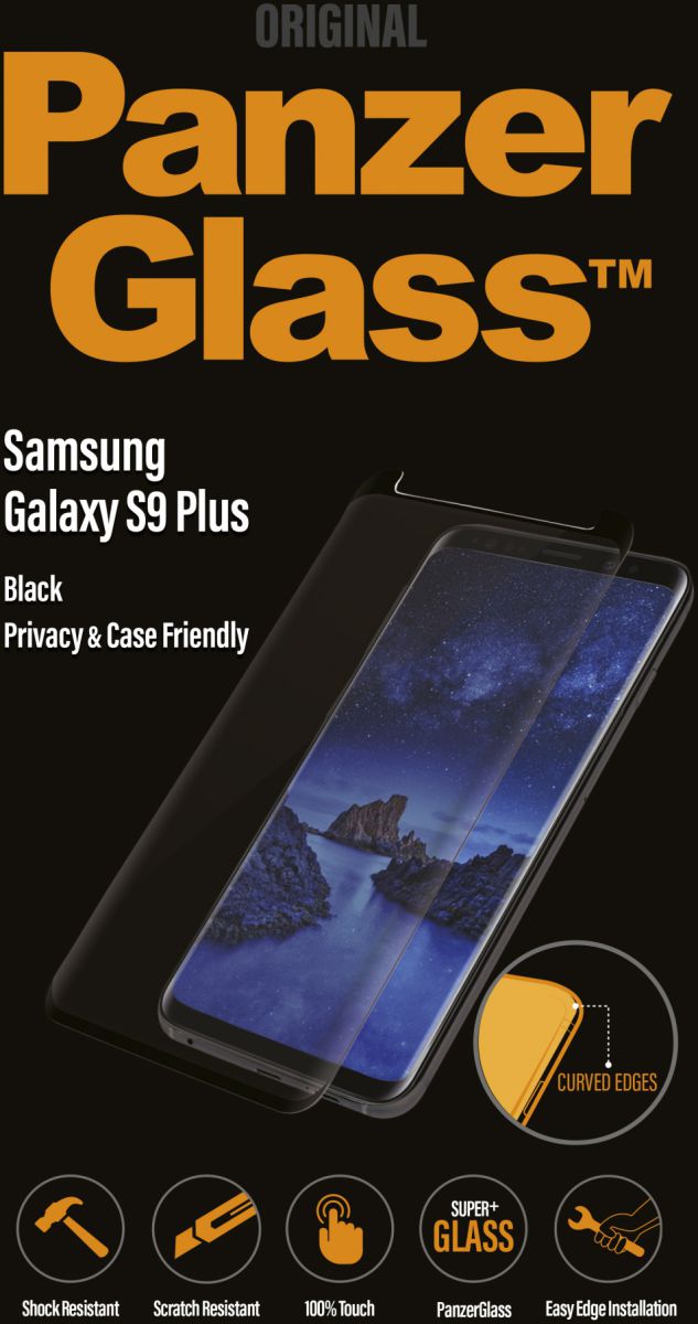 PanzerGlass Samsung Galaxy S9 Plus Privacy Glass Screenprotector afbeelding 1