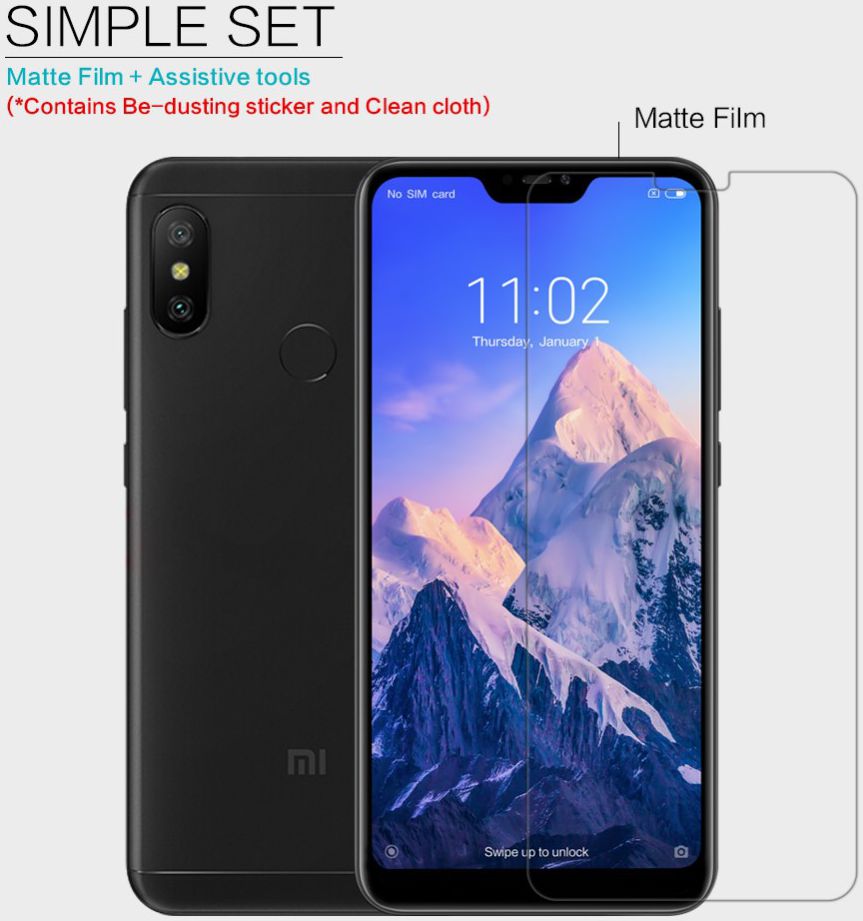 Nillkin Anti-Kras Screen Protector Xiaomi Mi A2 Lite afbeelding 7