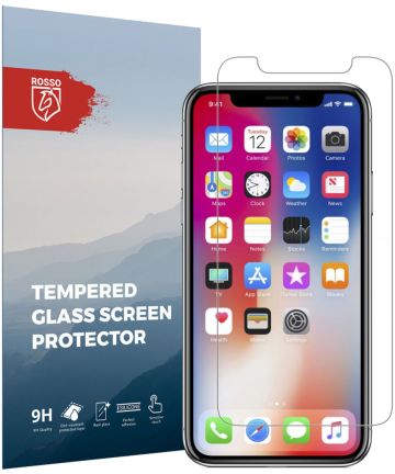 Rosso Apple iPhone XS Max 9H Case Friendly Tempered Glass Screen Protectors