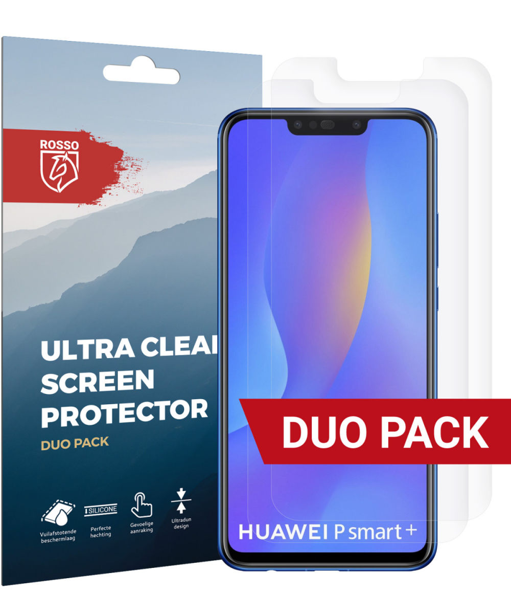 naam kennisgeving Aantrekkingskracht Rosso Huawei P Smart Plus Ultra Clear Screen Protector Duo Pack | GSMpunt.nl