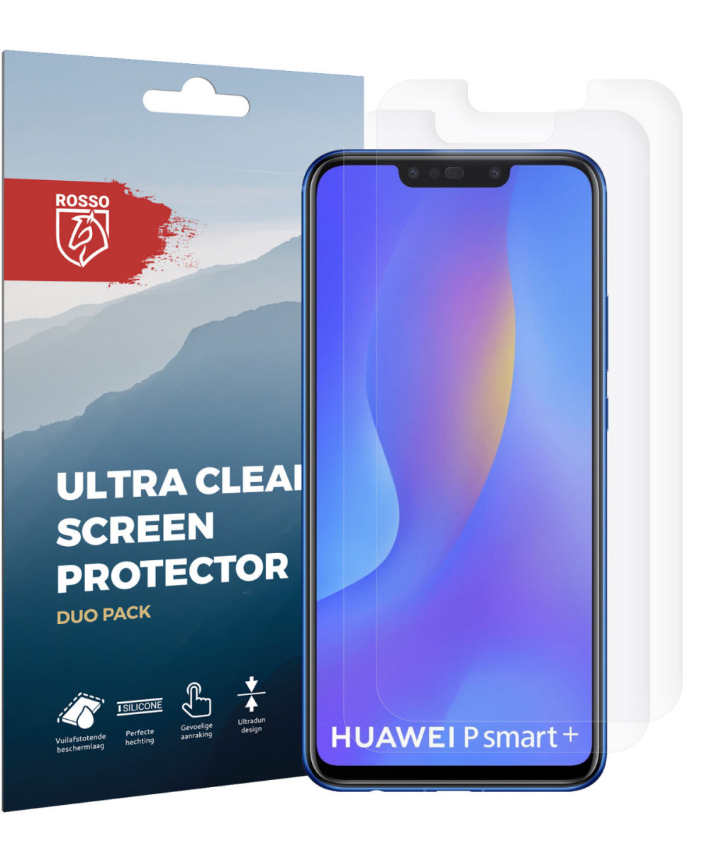 Rosso Huawei P Smart Plus Ultra Clear Screen Protector Duo Pack afbeelding 9