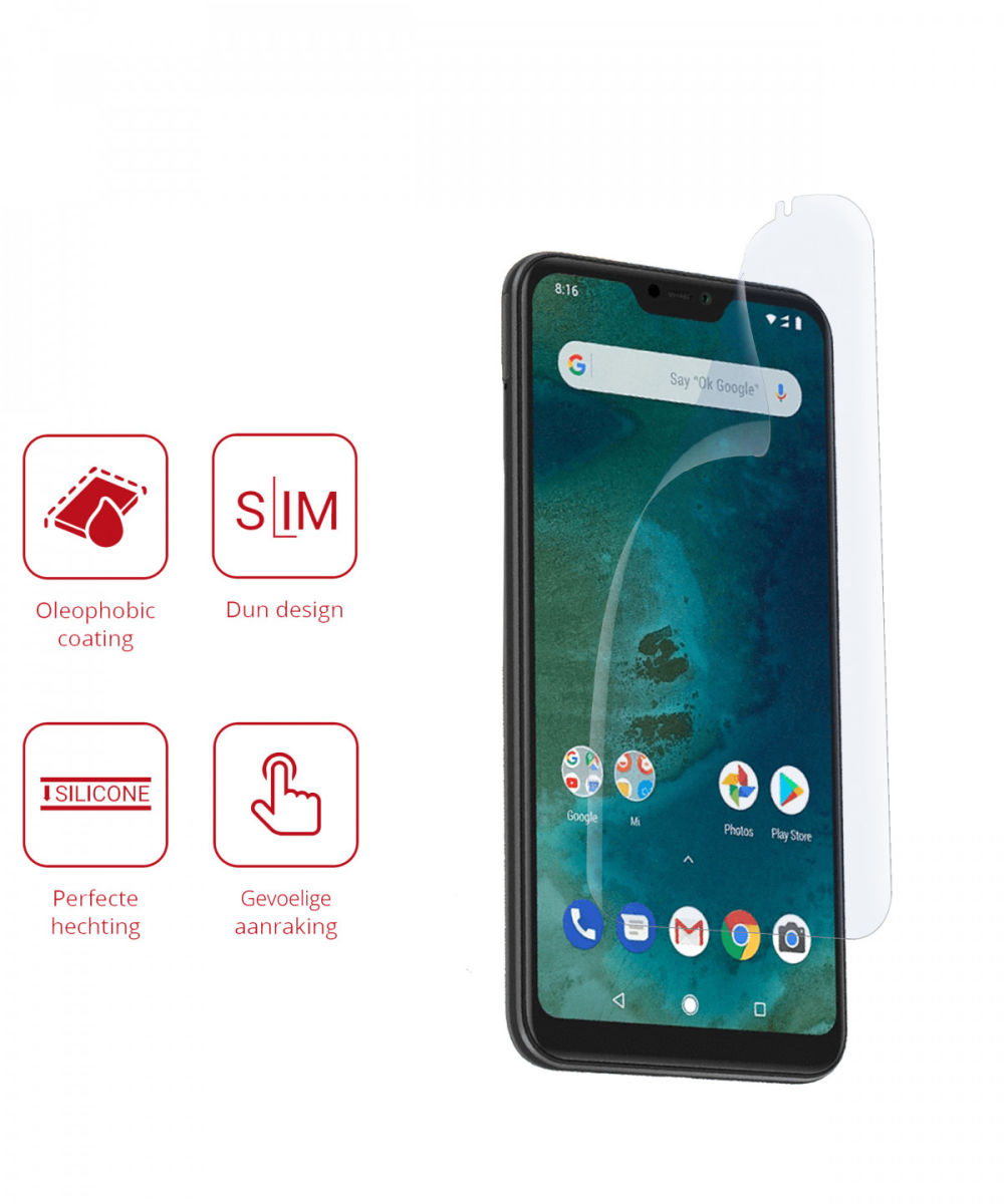 Rosso Xiaomi Mi A2 Ultra Clear Screen Protector Duo Pack afbeelding 2