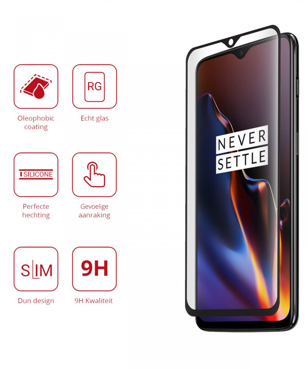 Rosso OnePlus 6T 9H Tempered Glass Screen Protector afbeelding 2