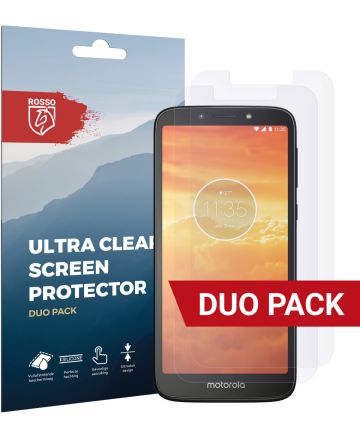 Rosso Motorola Moto E5 Play Ultra Clear Screen Protector Duo Pack Screen Protectors