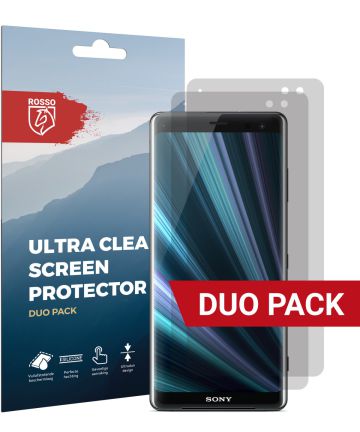 Rosso Sony Xperia XZ3 Ultra Clear Screen Protector Duo Pack Screen Protectors