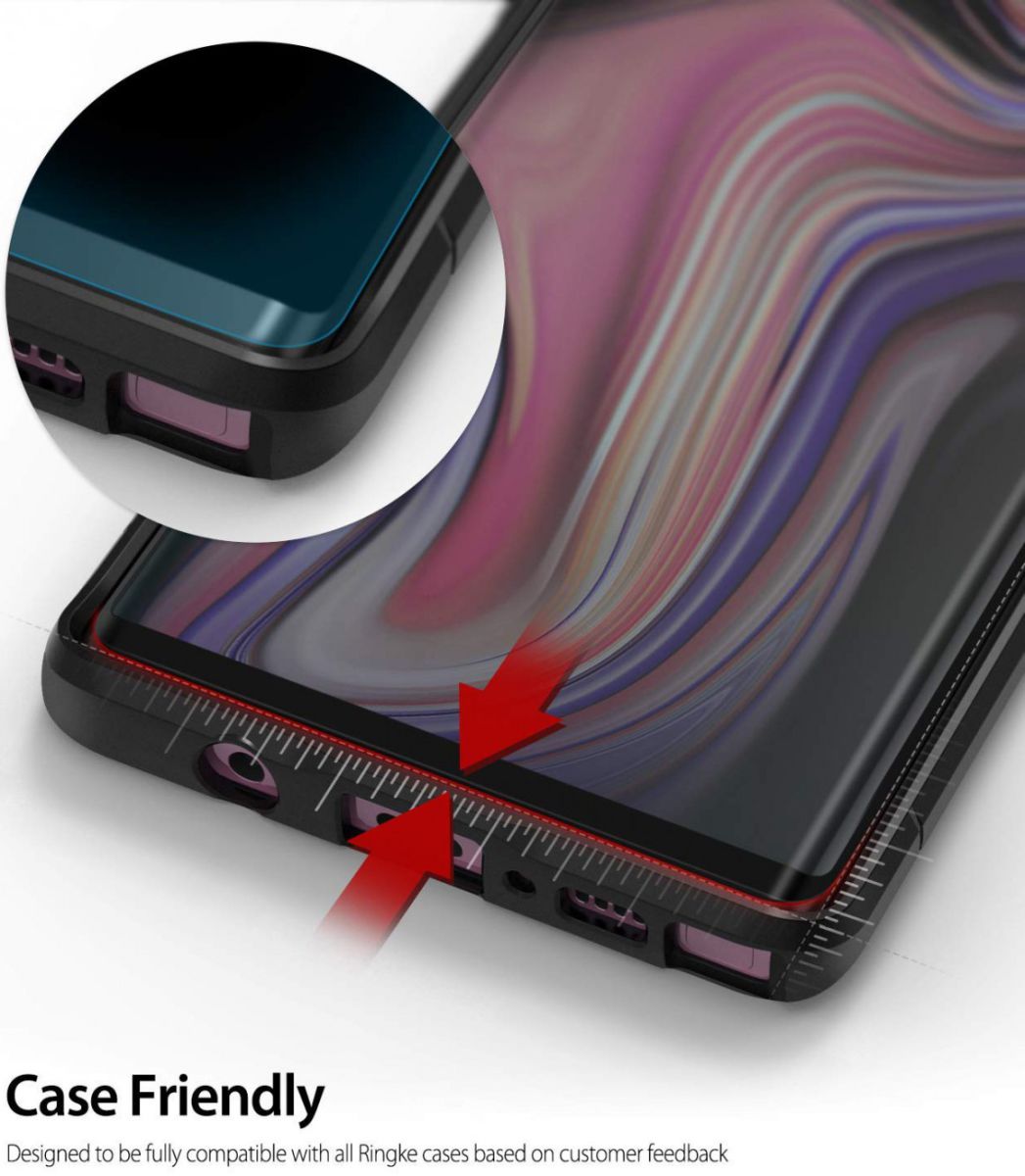 Ringke ID Glass 0.33mm Samsung Galaxy Note 9 Zwart afbeelding 6