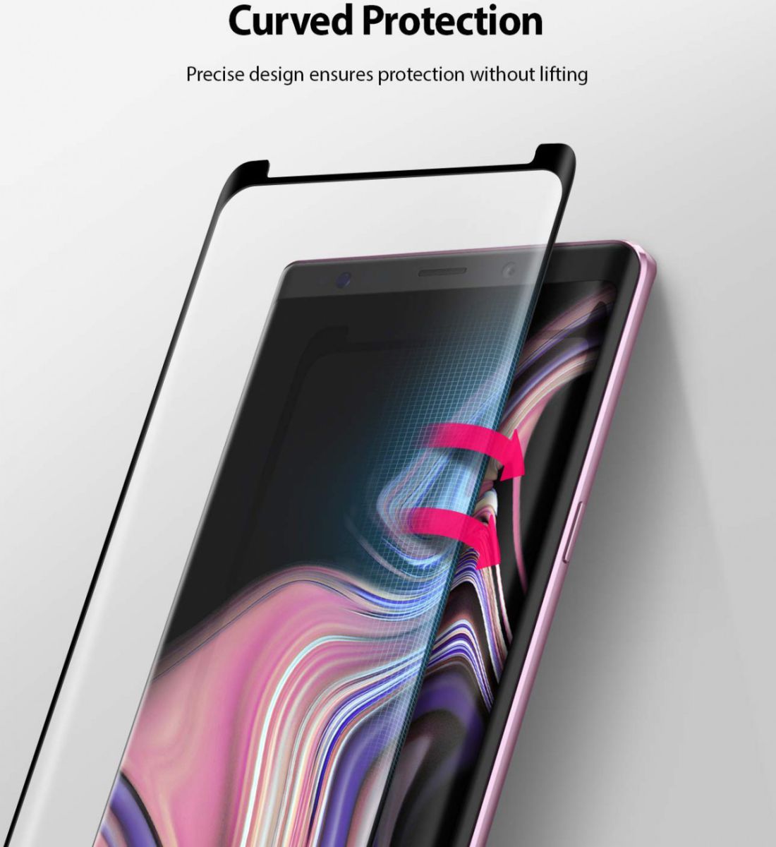 Ringke ID Glass 0.33mm Samsung Galaxy Note 9 Zwart afbeelding 5