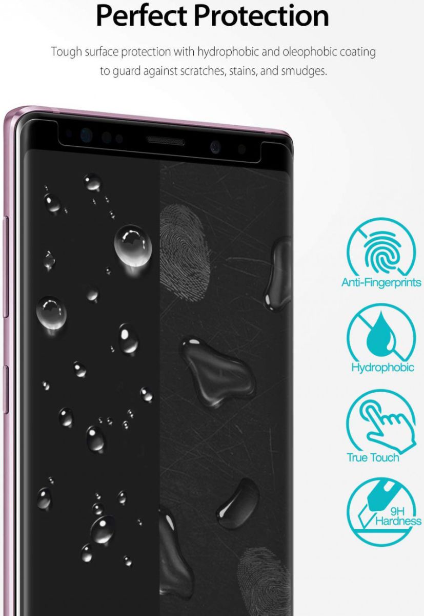 Ringke ID Glass 0.33mm Samsung Galaxy Note 9 Zwart afbeelding 7