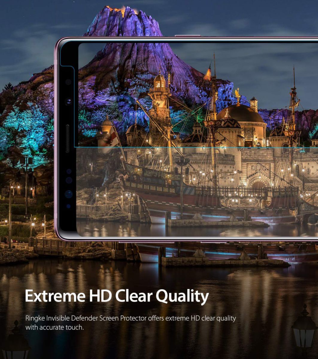 Ringke ID Glass 0.33mm Samsung Galaxy Note 9 Zwart afbeelding 8