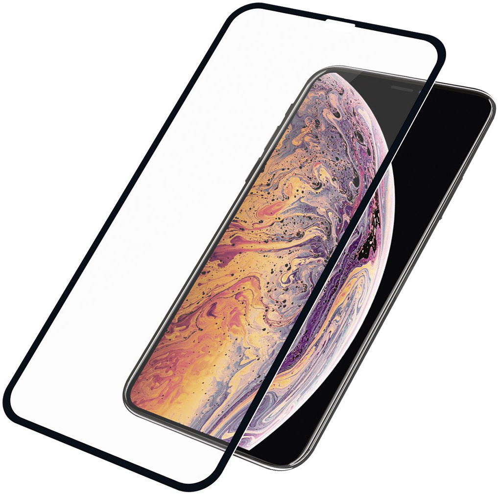 PanzerGlass Apple iPhone XS Max Case Friendly Screenprotector Zwart afbeelding 3