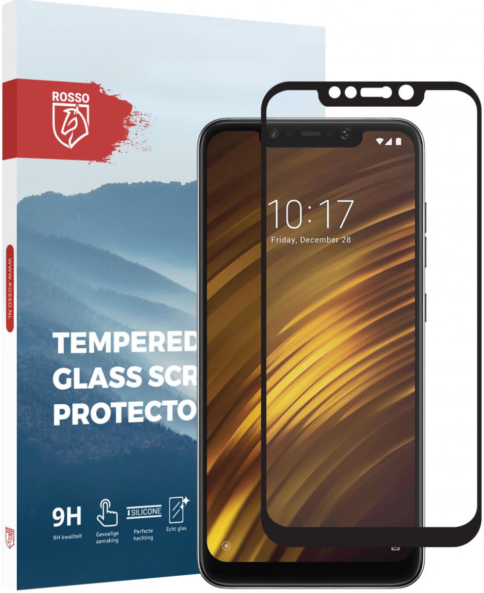 Rosso Xiaomi Pocophone F1 9H Tempered Glass Screen Protector afbeelding 1