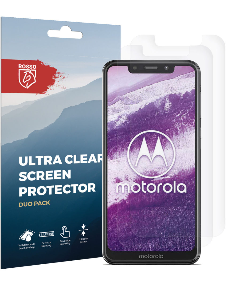 Rosso Motorola One Ultra Clear Screen Protector Duo Pack afbeelding 10