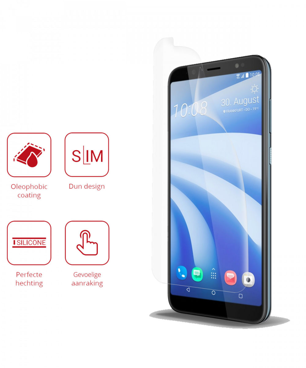 Rosso HTC U12 Life Ultra Clear Screen Protector Duo Pack afbeelding 2