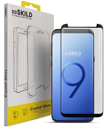 SoSkild Galaxy S9 Plus Tempered Glass Full Glue Screenprotector Zwart Screen Protectors