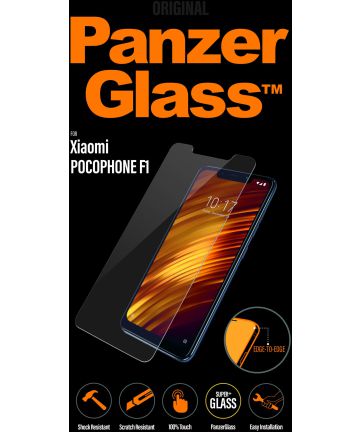PanzerGlass Xiaomi Pocophone F1 Edge To Edge Screenprotector Zwart Screen Protectors