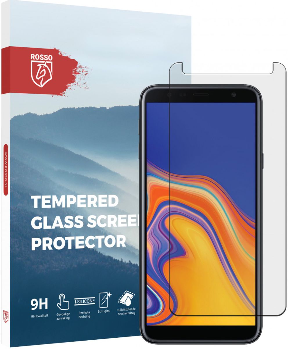 Rosso Samsung Galaxy J4+ 9H Tempered Glass Screen Protector afbeelding 1