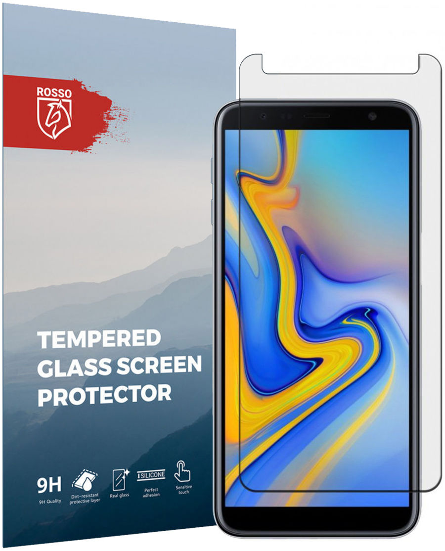 Rosso Samsung Galaxy J6+ 9H Tempered Glass Screen Protector afbeelding 1
