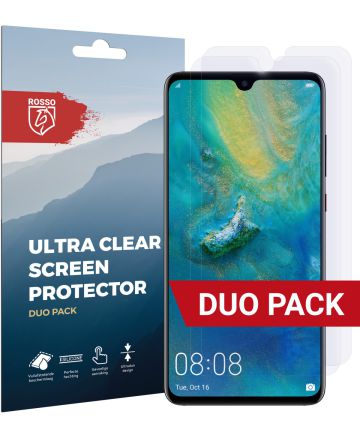 Rosso Huawei Mate 20 Ultra Clear Screen Protector Duo Pack Screen Protectors
