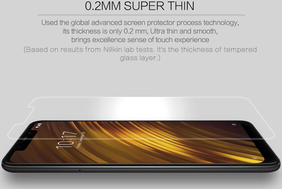 Nillkin Tempered Glass Screen Protector Xiaomi PocoPhone F1 afbeelding 5