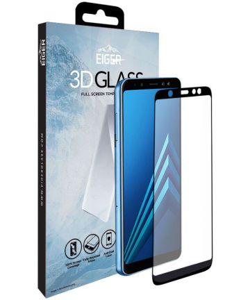 Eiger Edge 2 Edge Tempered Glass Screen Protector Galaxy A6 Plus 2018 Screen Protectors