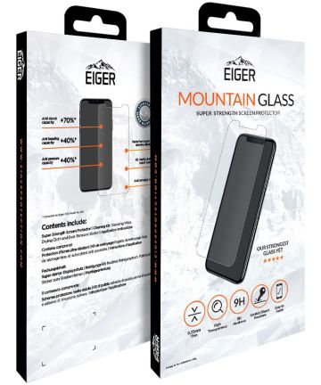 Eiger Mountain Glass Tempered Glass Screen Protector iPhone Xs Screen Protectors