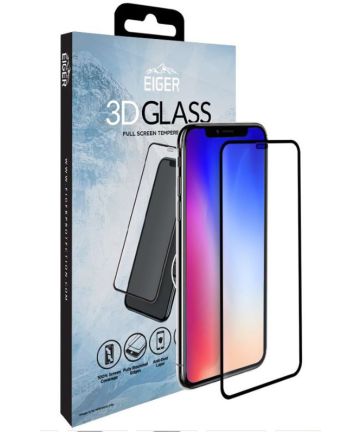 Eiger 3D Glass Tempered Glass Screen Protector Apple iPhone XS Max Screen Protectors