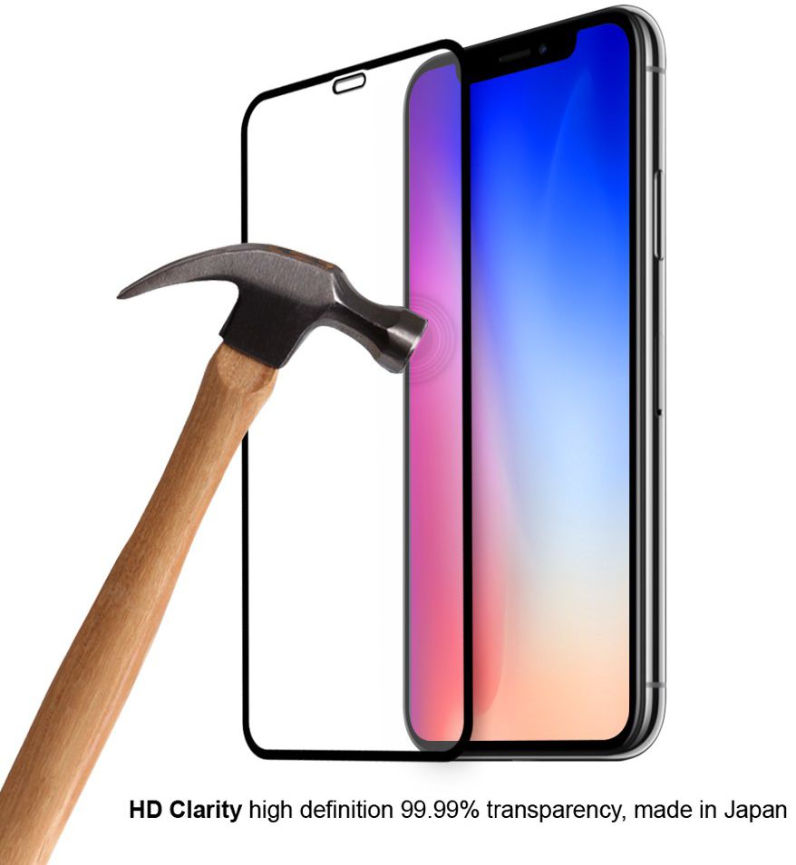 Eiger 3D Glass Tempered Glass Screen Protector Apple iPhone XS Max afbeelding 7
